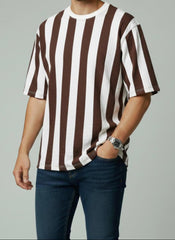 Lining Printed Dropshoulder