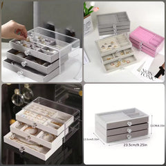 Acrylic Valvet Jewelry Box