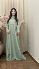 Moonlight Glitter Drop Shoulders Cap With Maxi 2Pcs Set