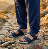 MEN BLACK COMFORTABLE SLIPPER