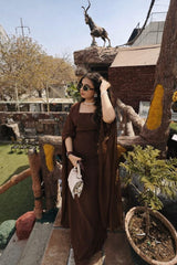 Long sleeves maxi