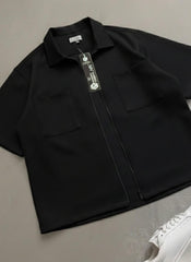 Mens Viral Double Pocket Oversized Shirt