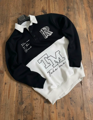 Contrast panel Printed Sweatshirt