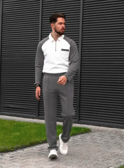 Men’s Two Piece Sweat-shirt & Sweat-pant Suit