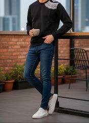 Front Back  Printed Sweatshirt