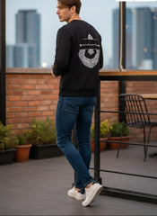 Front Back  Printed Sweatshirt