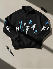 Letter printed  Mockneck