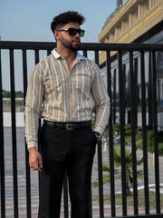 Button down  Printed Sweatshirt